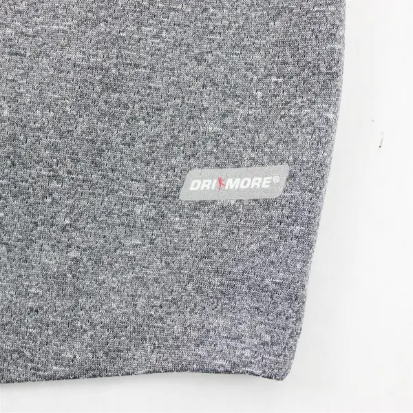 Danskin Now Semi Fitted Gray Speckled Short Sleeve Activewear Top Womens XXL(20)