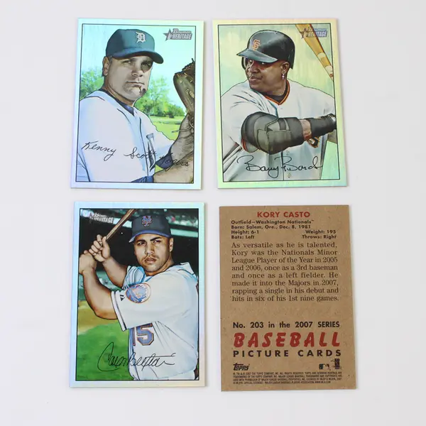 32 2007 Bowman Heritage Baseball Cards