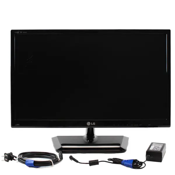 LG 23" Monitor M2352D-PU w/ Power Cord & AC Adapter - Used (For Parts/Repair)