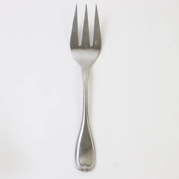 J A Henckels (Zwilling) Banquet Pattern 18/10 SS 3-Tine Serving Fork 8.5" Rare 