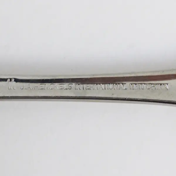 J A Henckels (Zwilling) Banquet Pattern 18/10 SS 3-Tine Serving Fork 8.5" Rare 