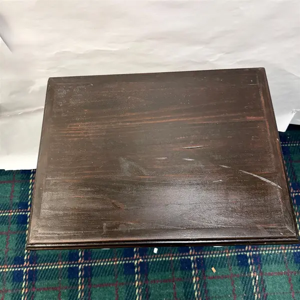 Set of Two White Painted Rustic Country Style End Tables- Freight / Local Pickup