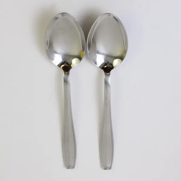 Lot of 2 J A Henckels (Zwilling) HEN3 Pattern SS Serving Spoons 9.25" Rare HTF