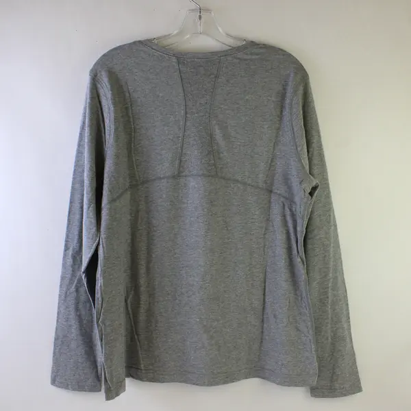 Danskin Now Solid Gray Long Sleeve Activewear Top Women's XXL/2XG (20)