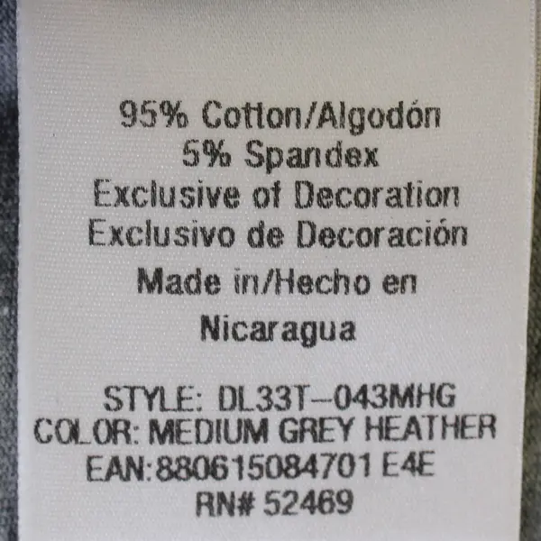 Danskin Now Solid Gray Long Sleeve Activewear Top Women's XXL/2XG (20)