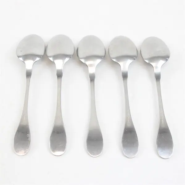 Lot of 5 J A Henckels (Zwilling) HEN66 Pattern SS Soup Spoons 7.5" Rare HTF Pat
