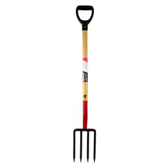 True Temper 4-Tine Spading Fork Model 2663234 45.5in Garden Tool
