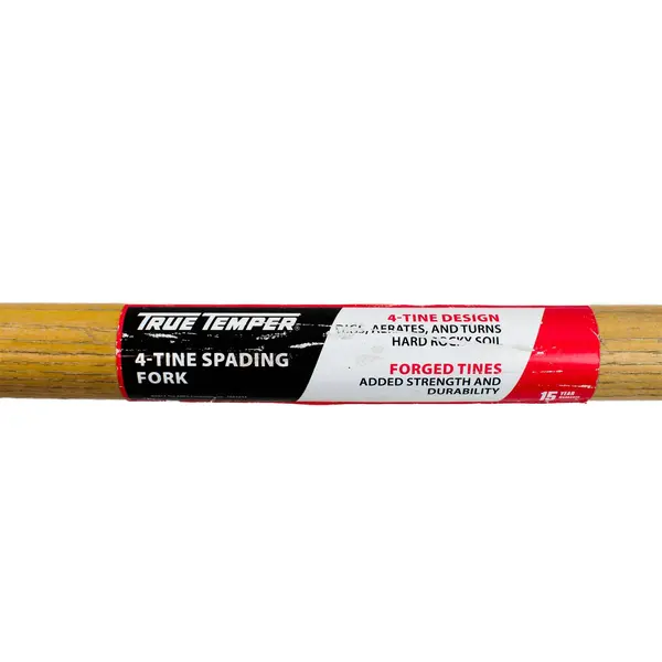 True Temper 4-Tine Spading Fork Model 2663234 45.5in Garden Tool