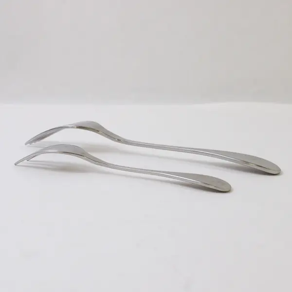 Lot of 2 J A Henckels (Zwilling) HEN66 Pattern SS Small & Salad Forks Rare HTF