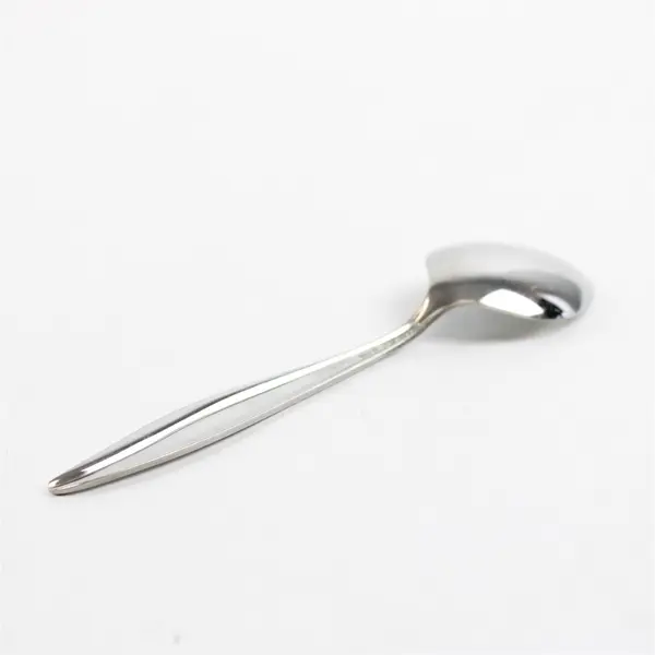 Set of 3 Oneida Textura Stainless Place/Oval Soup Spoons