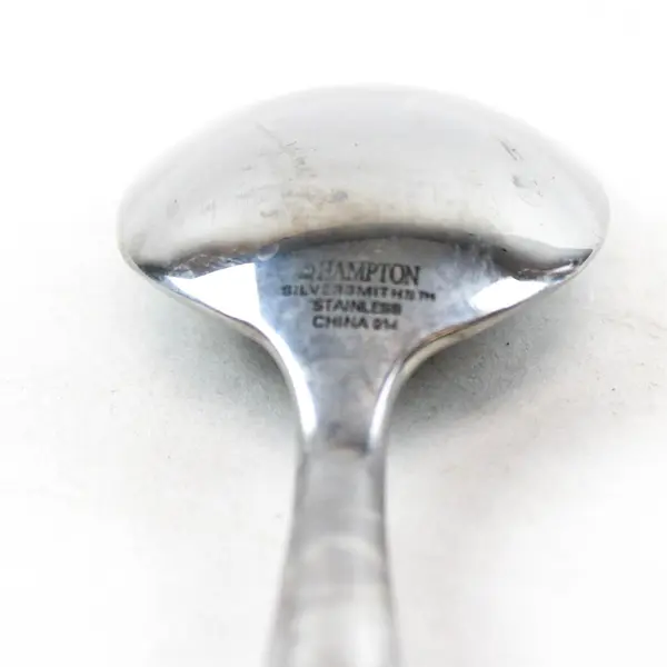 Set of 3 Hampton Silversmiths Amare Place Oval Soup Spoons 