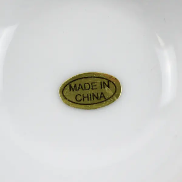 Lot Of 4 Unbranded Matching Solid White Color Ceramic Pedestal Cup/Mugs 4" Tall