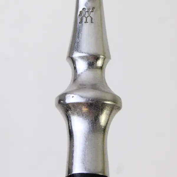 J A Henckels (Zwilling) HEN33 Pattern SS Blk Handle Soup Spoon Very Rare HTF