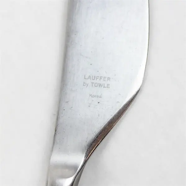 Set of 3 Towle Design 2 Stainless Modern Solid Table Knives 