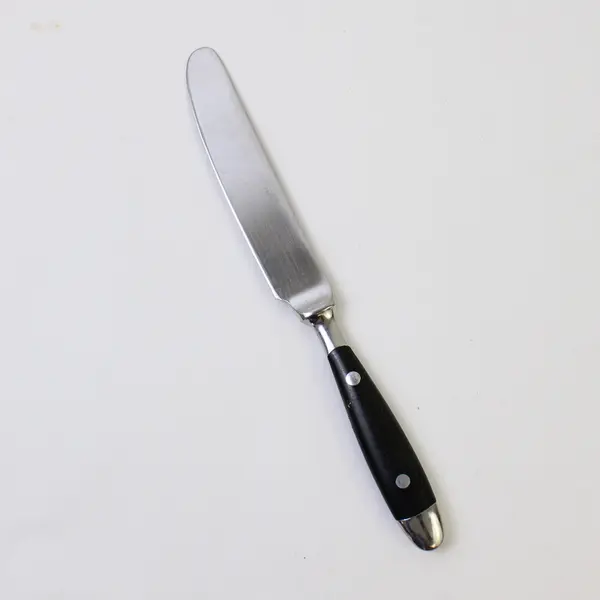 J A Henckels (Zwilling) HEN33 Pattern SS Blk Handle Dinner Knife Very Rare HTF