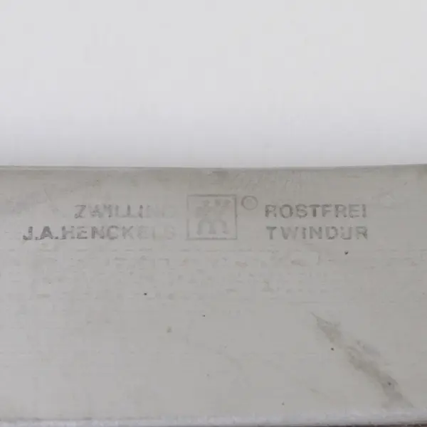 J A Henckels (Zwilling) HEN33 Pattern SS Blk Handle Dinner Knife Very Rare HTF