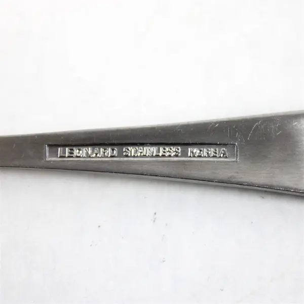 Set of 5 Leonard Old Rockport Stainless Teaspoons