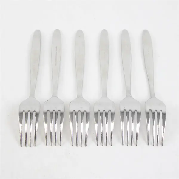 Lot of 6 J A Henckels HEN76 Pattern 18/10 SS Salad Forks 7" Rare HTF Pattern