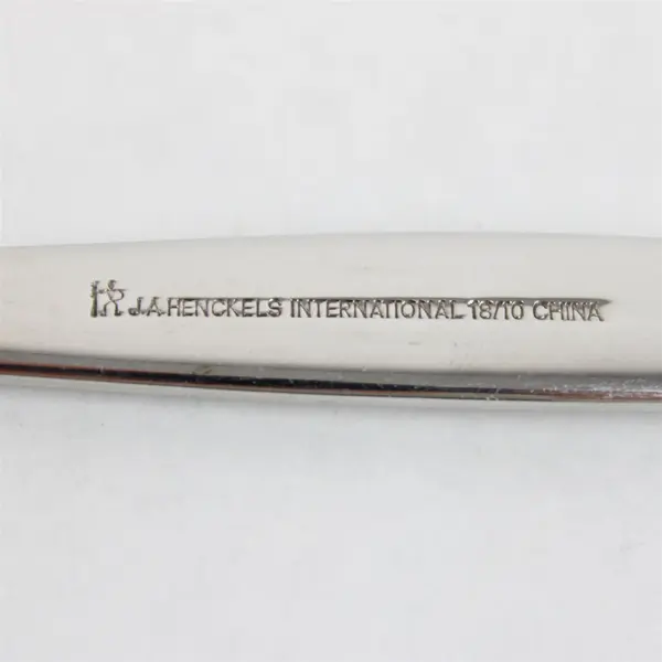 Lot of 6 J A Henckels HEN76 Pattern 18/10 SS Salad Forks 7" Rare HTF Pattern