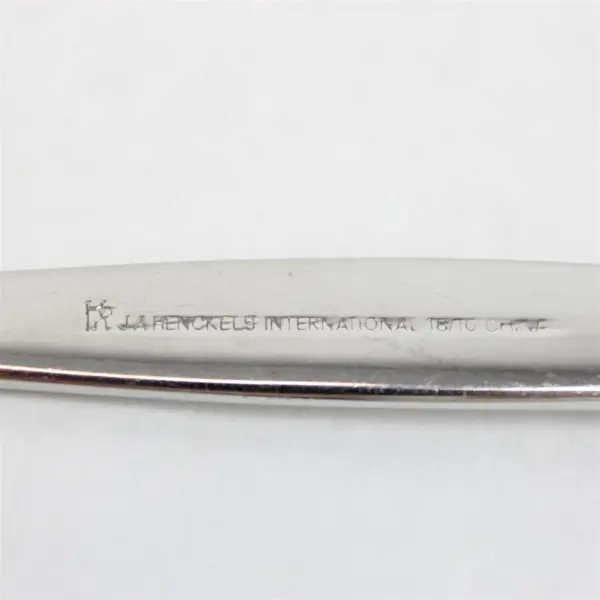 Lot of 3 J A Henckels HEN76 Pattern 18/10 SS Teaspoons 6.5" Rare HTF Pattern