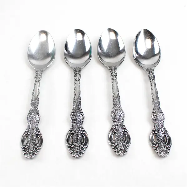 Set of 4 LCU4 Stainless Teaspoons