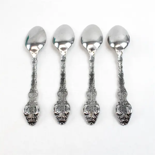 Set of 4 LCU4 Stainless Teaspoons