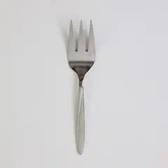 J A Henckels HEN76 Pattern 18/10 SS Cold Meat Serving Fork 8.5" Rare HTF Pattern