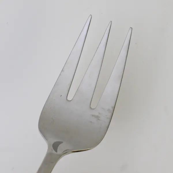 J A Henckels HEN76 Pattern 18/10 SS Cold Meat Serving Fork 8.5" Rare HTF Pattern