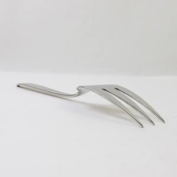 J A Henckels HEN76 Pattern 18/10 SS Cold Meat Serving Fork 8.5" Rare HTF Pattern