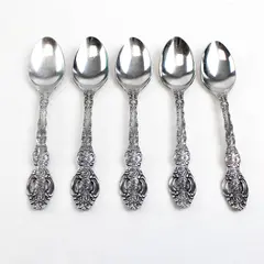 Set of 5 Lifetime Cutlery LCU4 Stainless Teaspoons