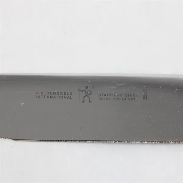 Lot of 5 J A Henckels (Zwilling) SS Steak Knives 9.75" Rare HTF Unknown Pattern 