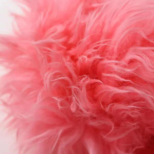 Pink Fuzzy Plush Steering Wheel Cover Fits Most Cars - Used