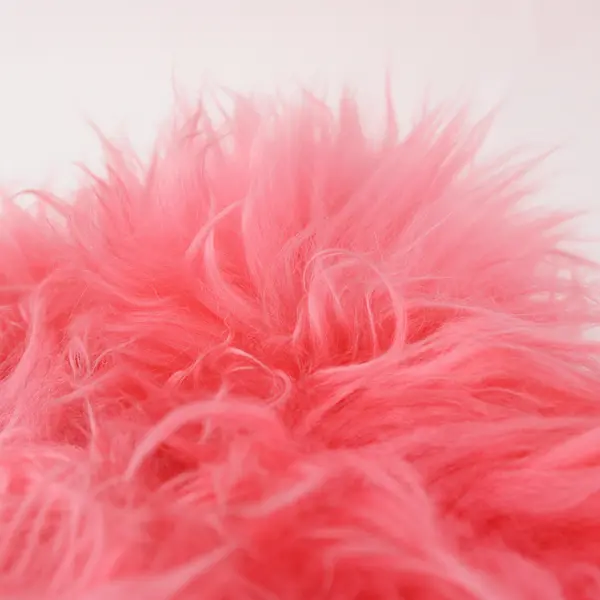 Pink Fuzzy Plush Steering Wheel Cover Fits Most Cars - Used