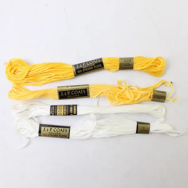 Lot of 23 J.&P. Coats 6-Strand Floss, Asst'd Colors