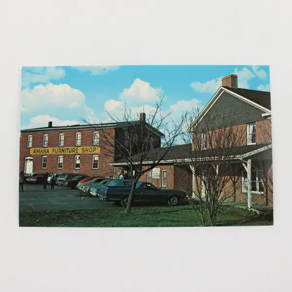 Lot Of 3 VTG Amana Colonies Iowa Industry Color Postcards Woolen Mills Furniture