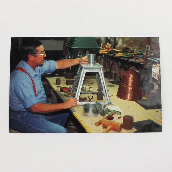 Lot Of 3 VTG Amana Colonies Iowa Industry Color Postcards Woolen Mills Furniture