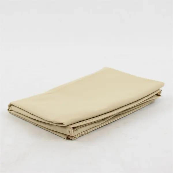 Lot Of 2 The Company Store Matching Solid Beige Standard Pillow Case 100% Cotton