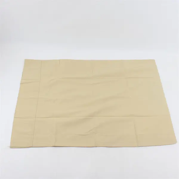 Lot Of 2 The Company Store Matching Solid Beige Standard Pillow Case 100% Cotton