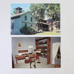 Lot Of 2 Vintage Amana Colonies Iowa Museum Color Postcards 