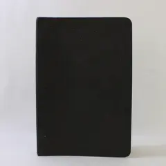 Vintage J.J. Newberry Co Colligan 3 Ring Binder Black Leather Cover 