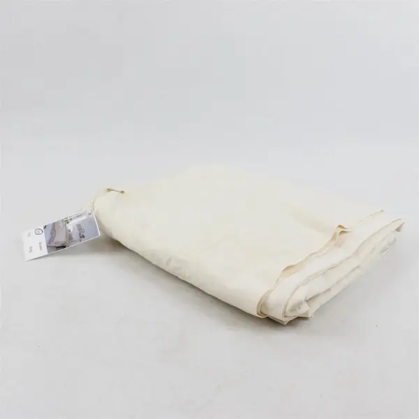 HD Designs Solid Cream White Color Twin Flat Bed Sheet 100% Cotton