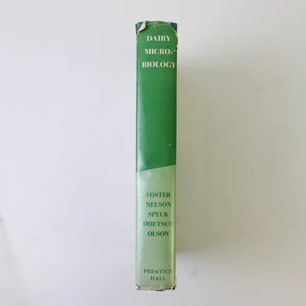 Dairy Microbiology Book Foster Nelson Speck Doetsch Olson 1957 Hardcover DJ Good