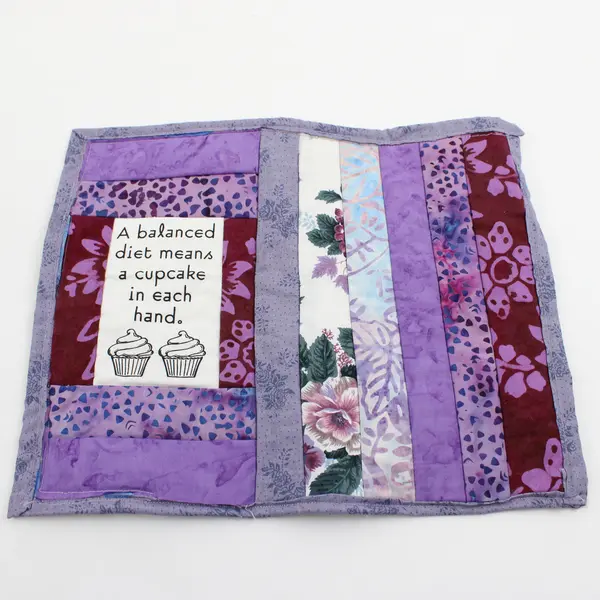 Lot of 3 Patchwork Placemats with Inspirational Words
