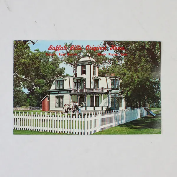 Lot Of 3 Nebraska Postcards Buffalo Bill Home Rain In The Face Grain Elevator 