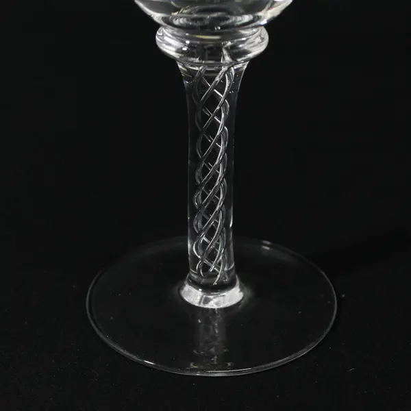 2 Stuart Sonata Stem Water Goblets 8" Twisted Stems