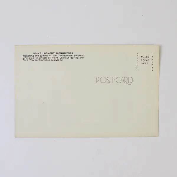 Lot Of 2 VTG Point Lookout Maryland Historical Civil War Postcards