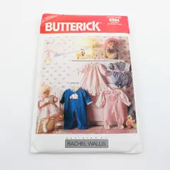 Vintage Butterick 6994 One Size Dolls' Clothes Sewing Pattern 1988