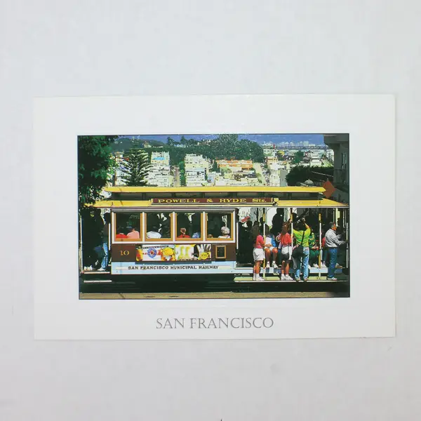 Lot Of 3 San Francisco California Cable Car Color Postcards