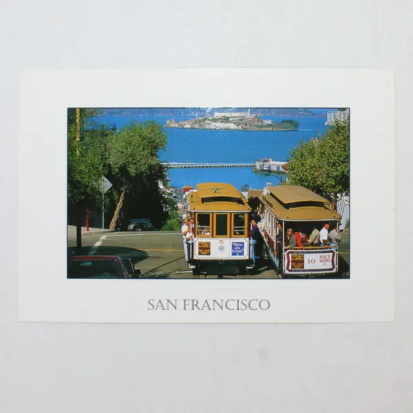 Lot Of 3 San Francisco California Cable Car Color Postcards