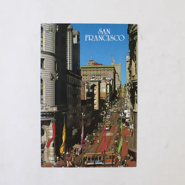 Lot Of 3 Vintage San Francisco California Cable Car Postcards Smith Novelty Co